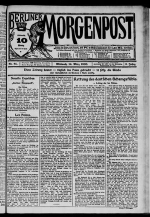 Berliner Morgenpost on Mar 14, 1900