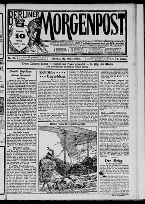 Berliner Morgenpost on Mar 27, 1900
