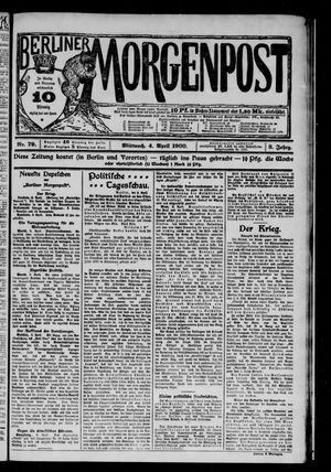 Berliner Morgenpost vom 04.04.1900