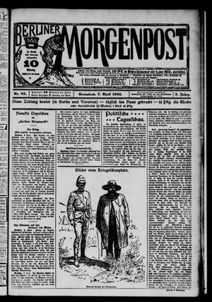 Berliner Morgenpost vom 07.04.1900