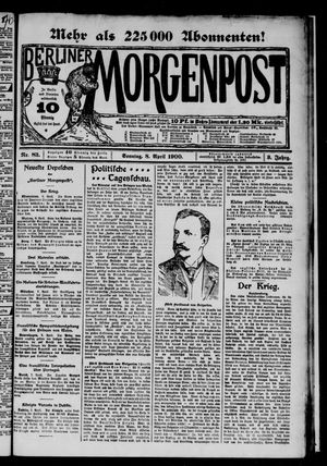 Berliner Morgenpost vom 08.04.1900