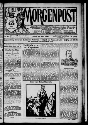 Berliner Morgenpost vom 13.04.1900
