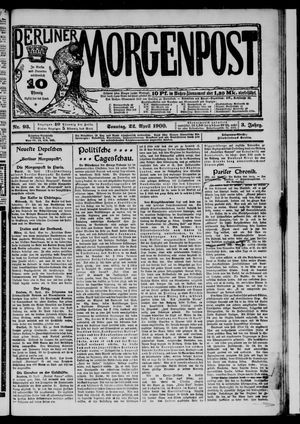 Berliner Morgenpost on Apr 22, 1900