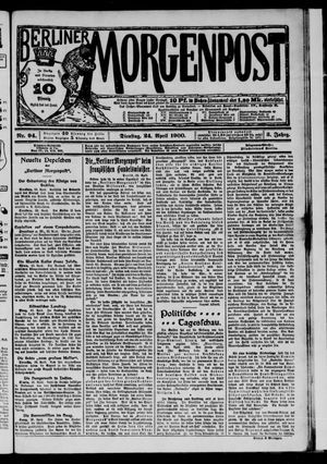 Berliner Morgenpost vom 24.04.1900