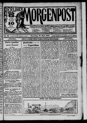 Berliner Morgenpost vom 26.04.1900