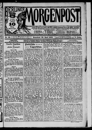 Berliner Morgenpost vom 28.04.1900