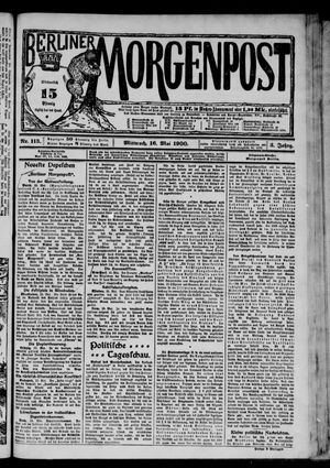 Berliner Morgenpost vom 16.05.1900