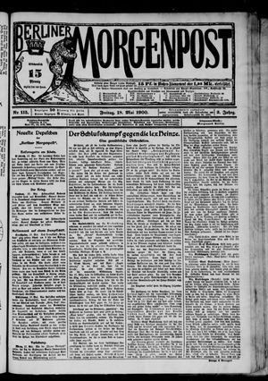 Berliner Morgenpost vom 18.05.1900