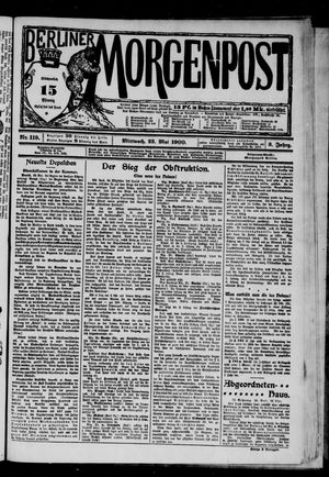 Berliner Morgenpost on May 23, 1900