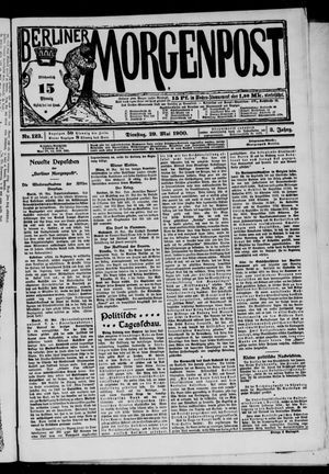 Berliner Morgenpost vom 29.05.1900