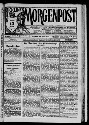 Berliner Morgenpost vom 13.06.1900
