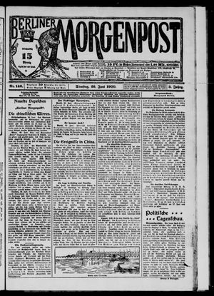 Berliner Morgenpost vom 26.06.1900