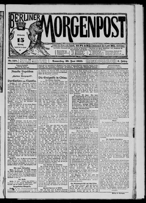 Berliner Morgenpost vom 28.06.1900