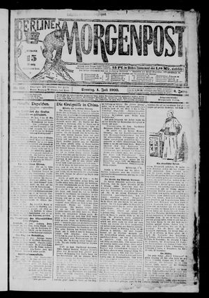 Berliner Morgenpost vom 01.07.1900