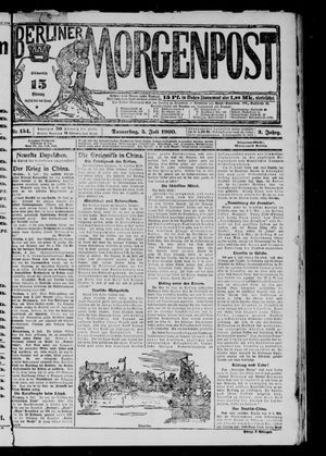 Berliner Morgenpost vom 05.07.1900