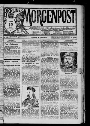 Berliner Morgenpost vom 08.07.1900
