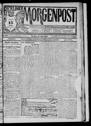 Berliner Morgenpost vom 17.07.1900