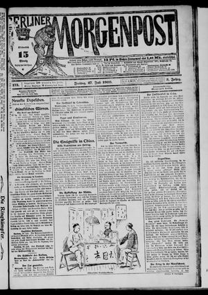 Berliner Morgenpost vom 27.07.1900