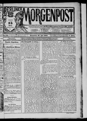 Berliner Morgenpost vom 28.07.1900
