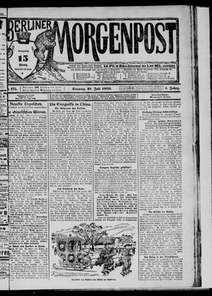Berliner Morgenpost vom 29.07.1900