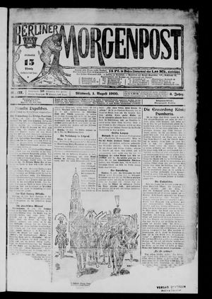 Berliner Morgenpost vom 01.08.1900