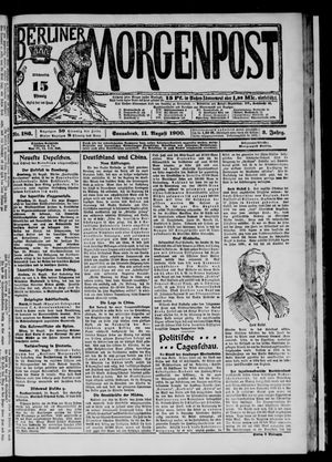 Berliner Morgenpost vom 11.08.1900