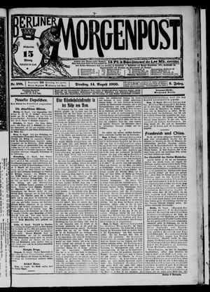 Berliner Morgenpost vom 14.08.1900