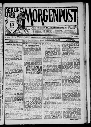 Berliner Morgenpost vom 18.08.1900