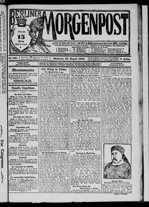 Berliner Morgenpost vom 22.08.1900