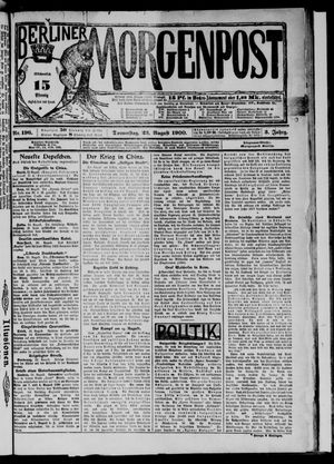 Berliner Morgenpost vom 23.08.1900