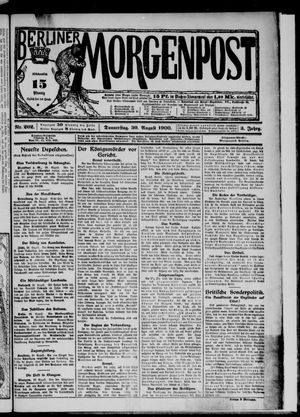 Berliner Morgenpost vom 30.08.1900