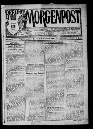 Berliner Morgenpost vom 01.09.1900