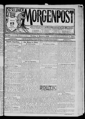 Berliner Morgenpost vom 04.09.1900