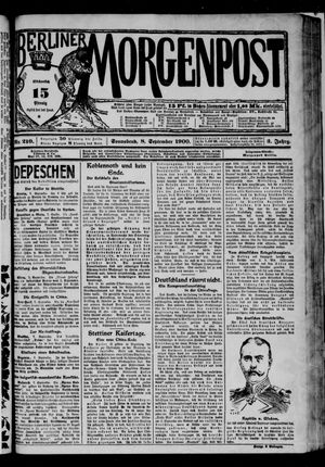 Berliner Morgenpost vom 08.09.1900