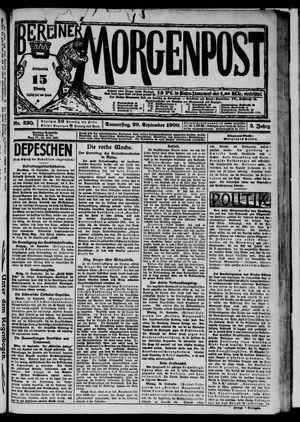 Berliner Morgenpost vom 20.09.1900