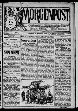 Berliner Morgenpost vom 27.09.1900