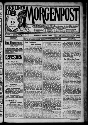 Berliner Morgenpost vom 09.10.1900