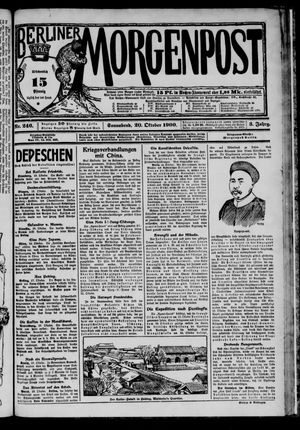 Berliner Morgenpost vom 20.10.1900