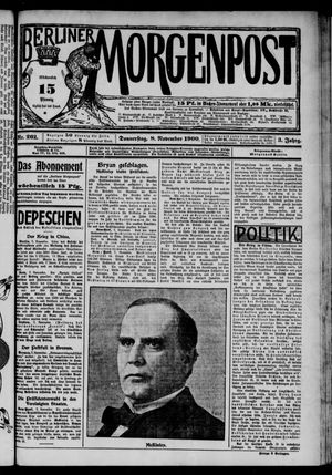 Berliner Morgenpost vom 08.11.1900