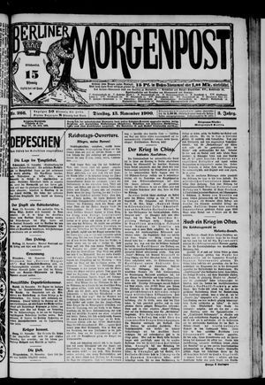 Berliner Morgenpost on Nov 13, 1900