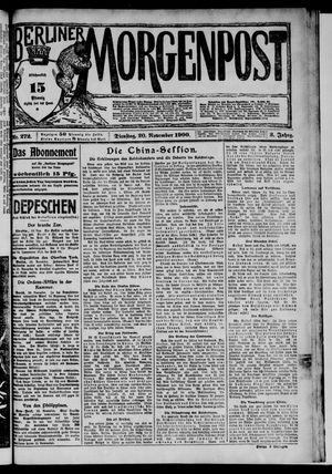 Berliner Morgenpost vom 20.11.1900