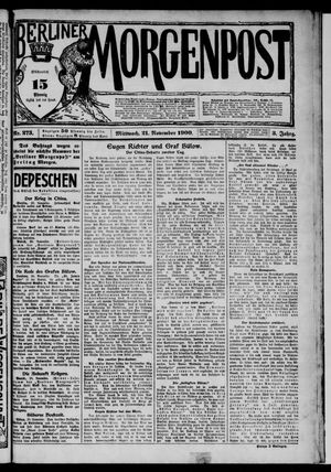 Berliner Morgenpost vom 21.11.1900
