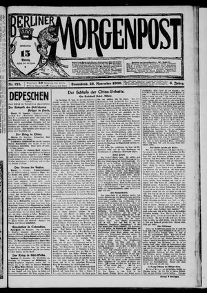 Berliner Morgenpost vom 24.11.1900