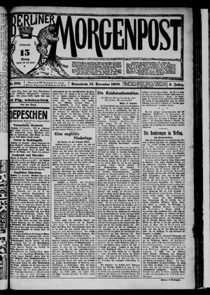 Berliner Morgenpost on Dec 15, 1900