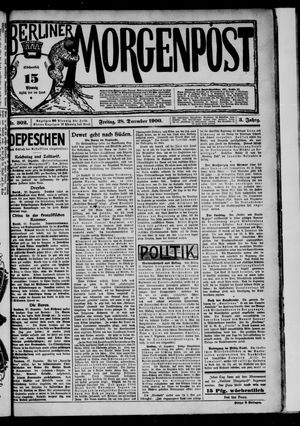 Berliner Morgenpost vom 28.12.1900