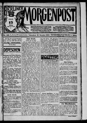 Berliner Morgenpost vom 29.12.1900