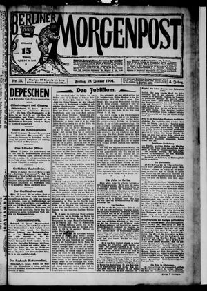 Berliner Morgenpost vom 18.01.1901
