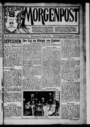 Berliner Morgenpost vom 24.01.1901