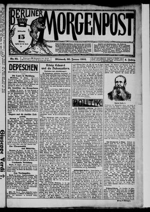 Berliner Morgenpost vom 30.01.1901