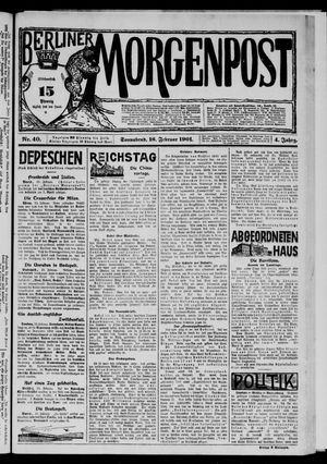 Berliner Morgenpost vom 16.02.1901